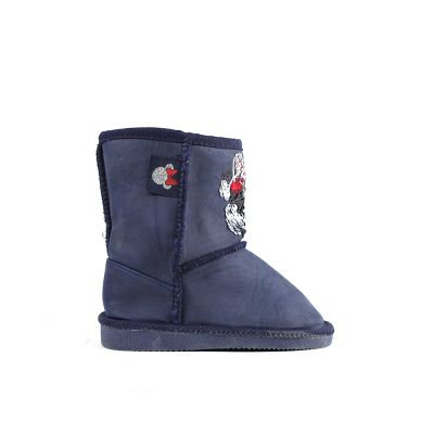 BOOTS ZIPPY ENFANT TEXTILE BLEU